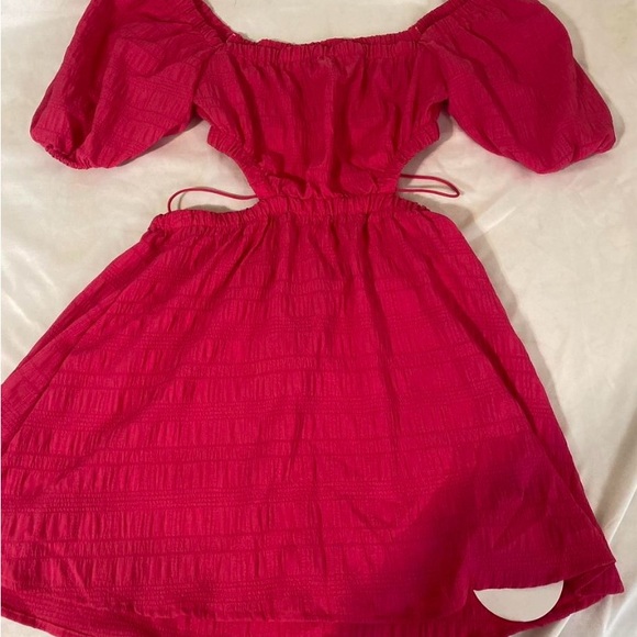 SHEIN VCAY Square Neck Puff
Sleeve Spring Break SummerDress - Picture 1 of 2